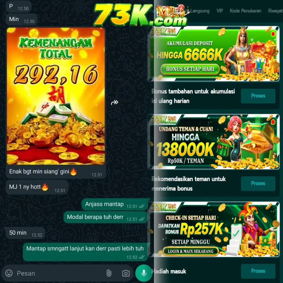 73k APK Resmi Unduh